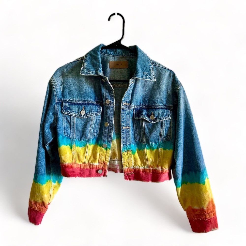 Rainbow Jean Jacket